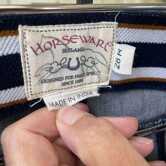 NWOT Horseware Ladies’ Denim Breech Breeches Riding Pants $150 28 R - Picture 4 of 7